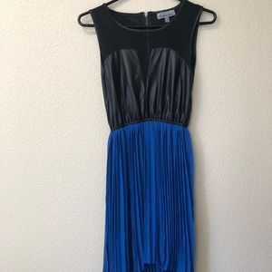 Chiffon two tone dress